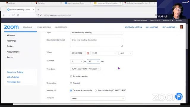 How to Schedule & Host Zoom Meetings - Technology Classes For Older Adults смотреть онлайн