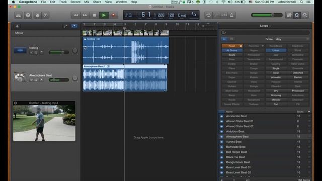Create and Add Music to Your iMovie Video in Garage Band смотреть онлайн
