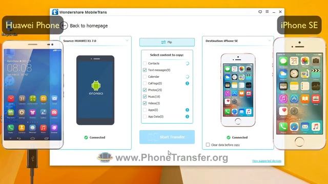 How to Move All Contents from Huawei Phone to iPhone SE, Huawei Data to iPhone SE Transfer смотреть онлайн