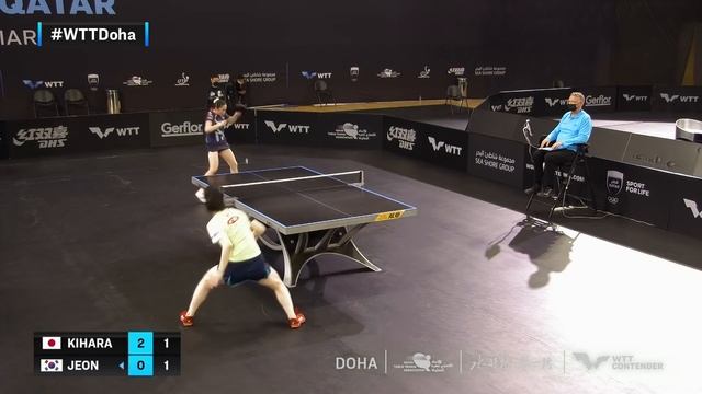 Miyuu Kihara vs Jeon Jihee | WS | WTT Contender Doha 2022 (R16) смотреть онлайн
