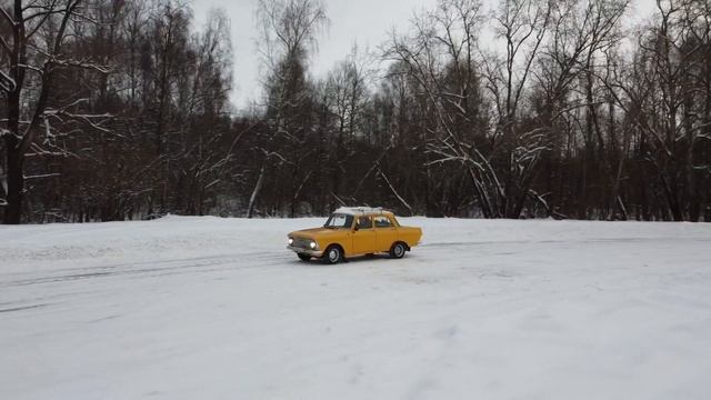 Москвич 412. Зима