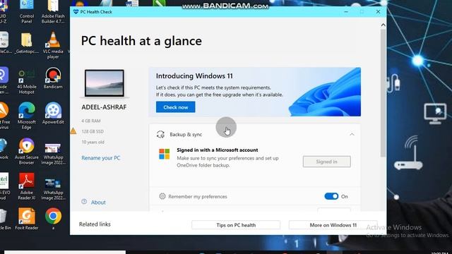 How check Pc Health for window 11 смотреть онлайн