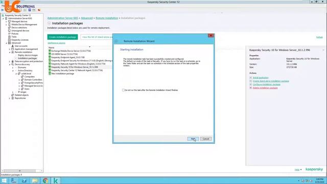 Lab 2 .2 Install Kaspersky Endpoint Security for Windows using a standalone package on a notebook смотреть онлайн