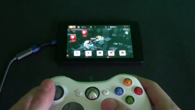 Using Xbox 360 Controller on Tablet смотреть онлайн