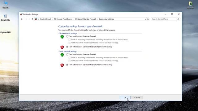 Disable The Windows Firewall In Windows 10 | Disable The Windows Firewall | Disable Windows Firewal