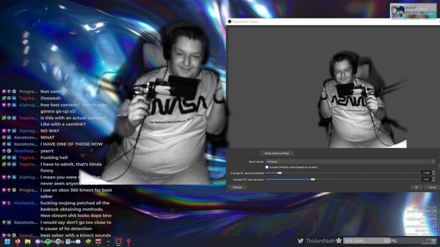 I streamed from an XBOX KINECT and nobody noticed. смотреть онлайн