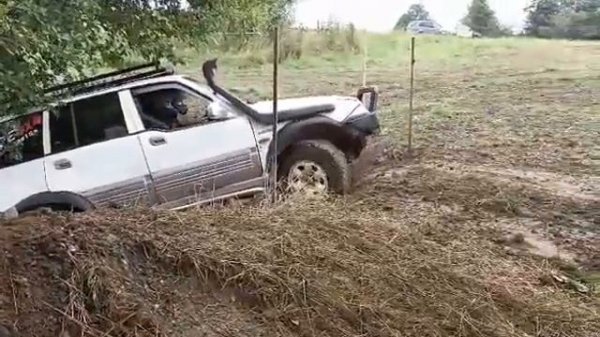 Ssangyong Musso offroad trial Bezděčín