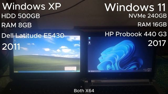 Windows XP VS Windows 11 (Boot Race) смотреть онлайн