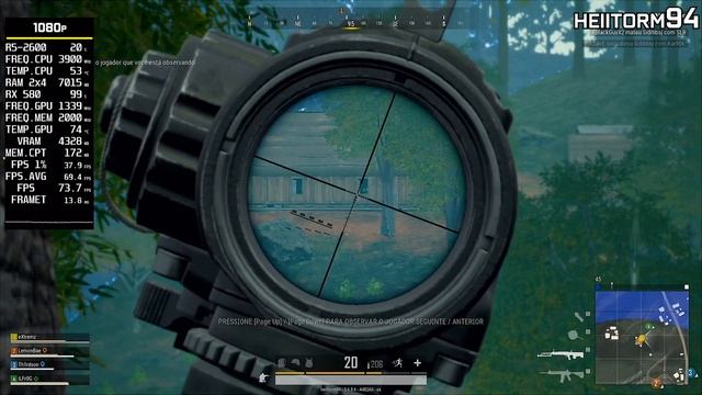RX 580 8GB + Ryzen 5 2600 (Teste 10 GAMES) смотреть онлайн