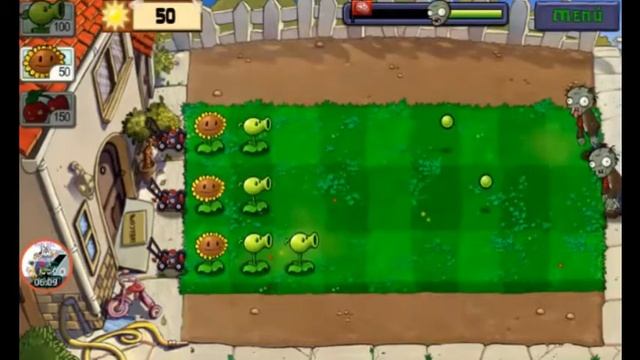 Pvz 1 Android Nivel 1-1, 1-2, 1-3 y 1-4 смотреть онлайн