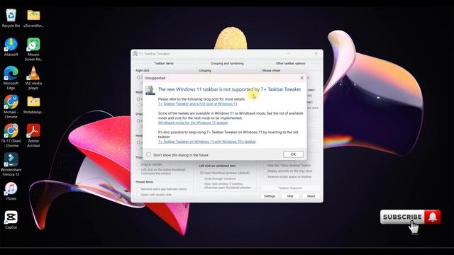 7+ Taskbar Tweaker Portable Installation смотреть онлайн