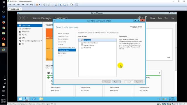 11. Install the Print and Document Services server role Server 2012 R2 in Khmer смотреть онлайн