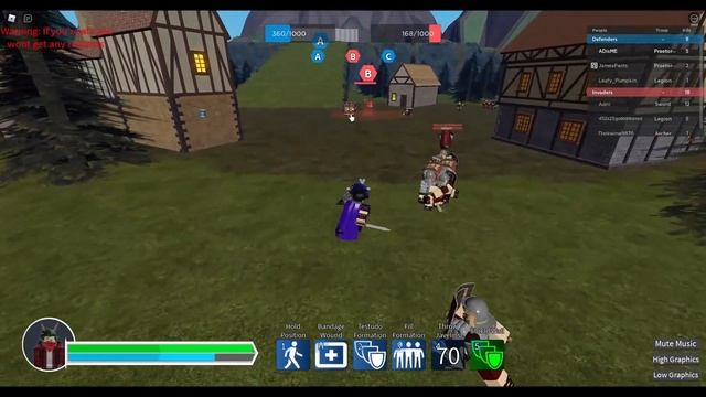 Praetorian Showcase [ROBLOX WARLORDS] смотреть онлайн