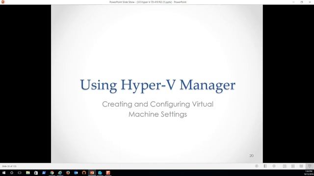 3.0 Hyper-V LEsson 1 Lecture смотреть онлайн