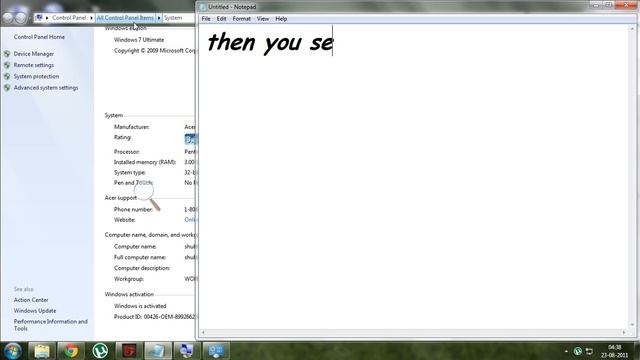 How To Check Window 7 Or Vista Is Genuan Or Not  By Shubham