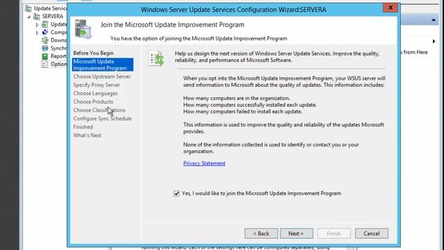 Setting WSUS Server Options смотреть онлайн