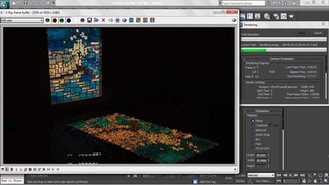 3ds max & psd (glass window with sun ray effect ) смотреть онлайн
