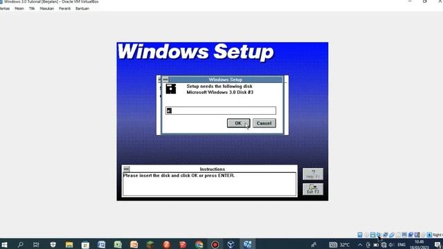 Tutorial Install Windows 3.0 di VirtualBox смотреть онлайн