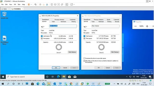 Windows 10 part6 FAT n NTFS DISK Quota смотреть онлайн