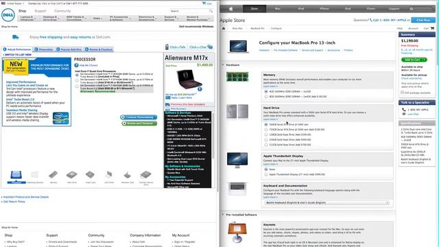 Alienware Vs Apple First Round