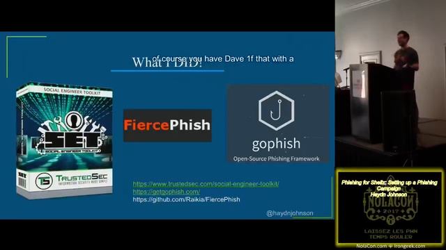 NolaCon 2017 GBD07 Phishing for Shellz Setting up a Phishing Campaign Haydn Johnson.mp4 смотреть онлайн