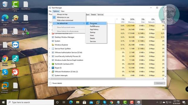 How to Set Windows Task Manager Always Open A Specific Tab [Tutorial] смотреть онлайн