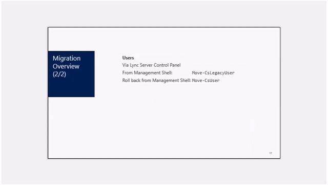 Lync Migration Tips смотреть онлайн