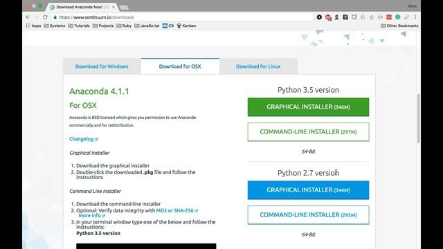 3 Installation and Setup Mac OS Download the Anaconda Distribution смотреть онлайн