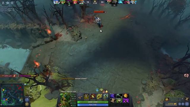 Dota 2 - treant protector carry mid gameplay смотреть онлайн