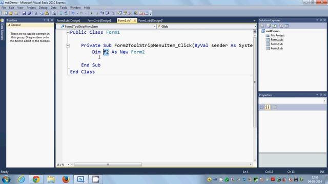 Visual Basic .NET Tutorial 54 -How to use Multiple-Document Interface (MDI) in VB.NET смотреть онлайн