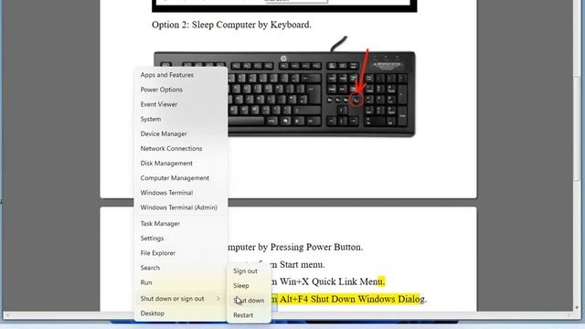 Sleep Computer in Windows 11 - Sleep Windows 11 Computer/Laptop смотреть онлайн