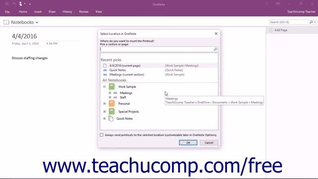 OneNote 2016 Tutorial Quick Filing Sending Information to OneNote Microsoft Training смотреть онлайн