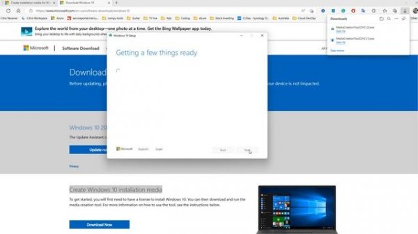 Create Windows 10 installation media