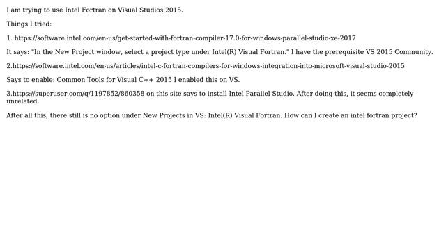 Adding Intel Fortran to Visual Studio 2015 смотреть онлайн