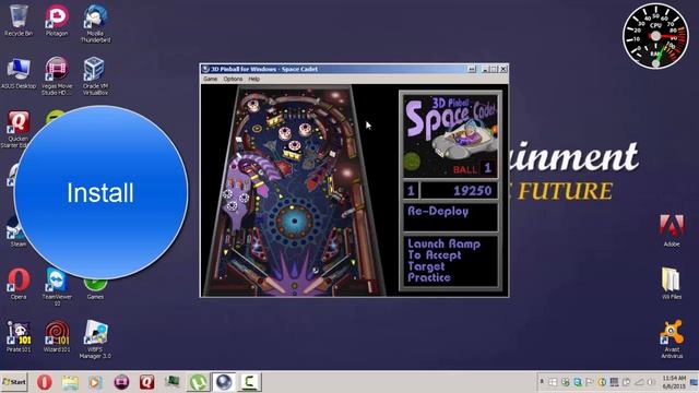 3D Pinball on Windows 7 смотреть онлайн