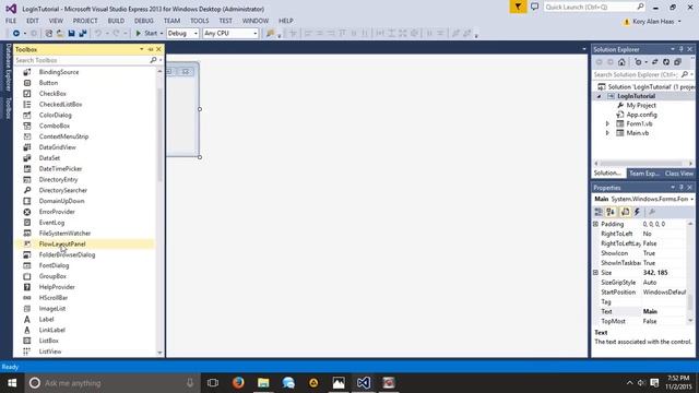 #15 Creating A Super Basic Log In Visual Basic 2013 смотреть онлайн
