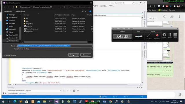 Vídeo 8 Aplicación Windows Form CRUD con ListView en C Sharp смотреть онлайн