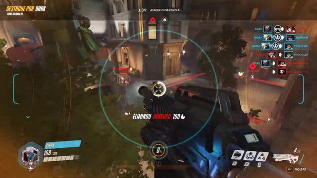 Overwatch | Soldier 76 a.k.a. Quadra kill just in time @ Dark смотреть онлайн