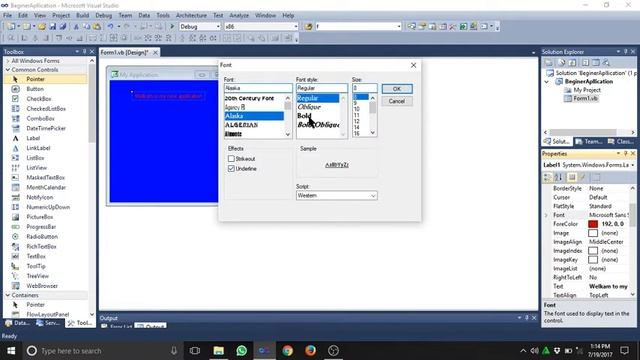 How to develop your first windows application using visual studio смотреть онлайн
