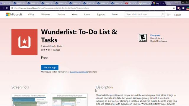 Buy Wunderlist To Do List & Tasks Microsoft Store Google Chrome 5 07 2017 12 43 44 p m смотреть онлайн