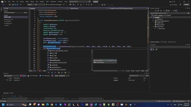 انشاء process باستخدام c++ & winapi смотреть онлайн