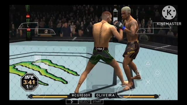 CONOR MCGREGOR 🇮🇪 VS CHARLES OLIVEIRA🇧🇷| UFC 4 PPSSPP MOD| THE AZMAIN GAMERS| смотреть онлайн