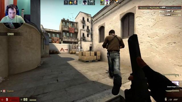 Смешной Stream Counter-Strike: Global Offensive Разминка + Рейтинг смотреть онлайн