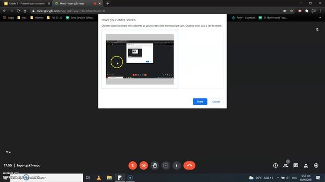 Sharing screen on new Google Meet interface смотреть онлайн