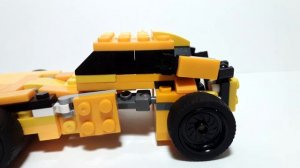 transformers g1 bumblebee из лего [обзор]