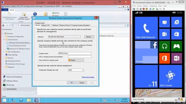 Windows Phone 8.1 Enterprise Mobility Management Part 1-3 смотреть онлайн