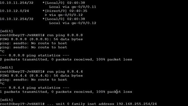 Juniper SRX firewall Configuration | DENY Security Policy | SYSLOG messages | EVE-NG смотреть онлайн