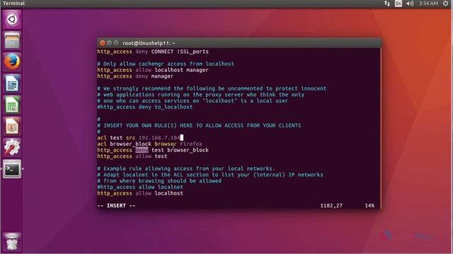 How to configure ACL rule for Browser by Squid proxy server in Ubuntu 16.04 смотреть онлайн