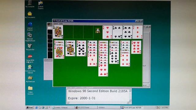 Windows 98 Second Edition 빌드 2185A смотреть онлайн