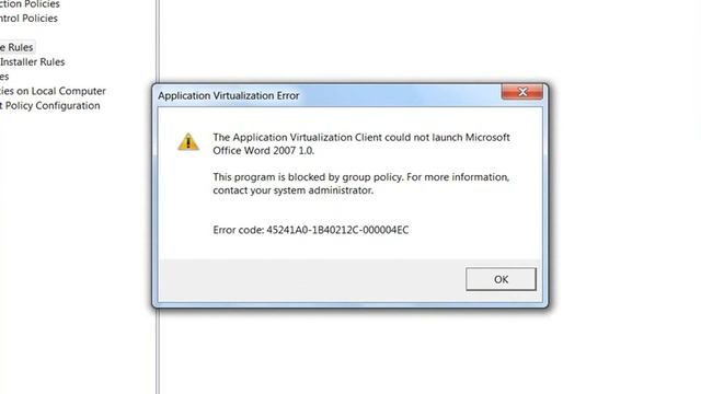 App V with AppLocker Executable Rules смотреть онлайн